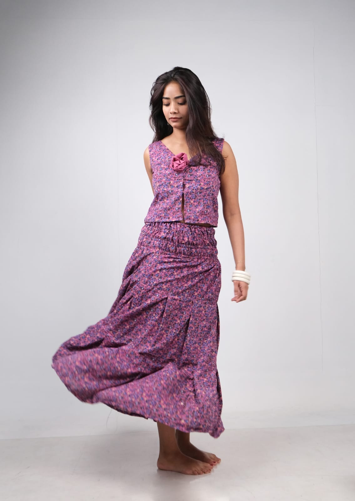 Blush Bloom Rose Co-ord Set